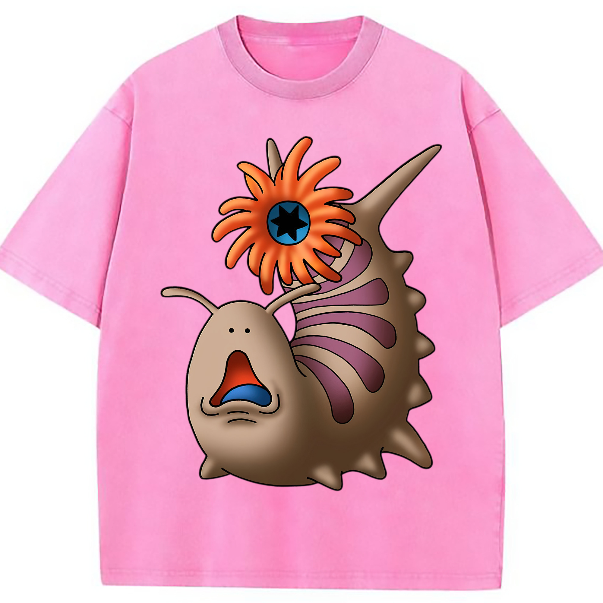 （画像用） ドラゴンクエスト Doragon Kuesuto Dragon Quest 綿100% ヴィンテージ風 半袖Tシャツ（フロントプリント）